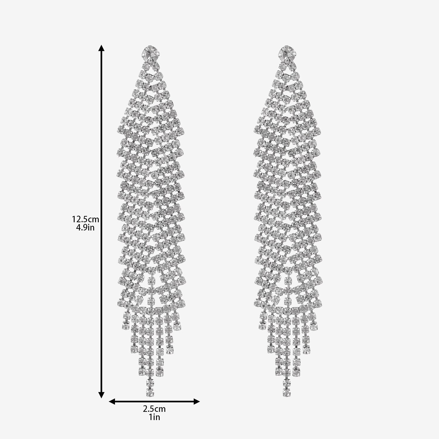 Forever 21 4 1/2 Inch Stud Earrings