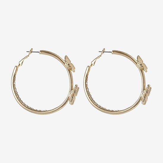 Forever 21 Womens Butterfly Drop Earrings