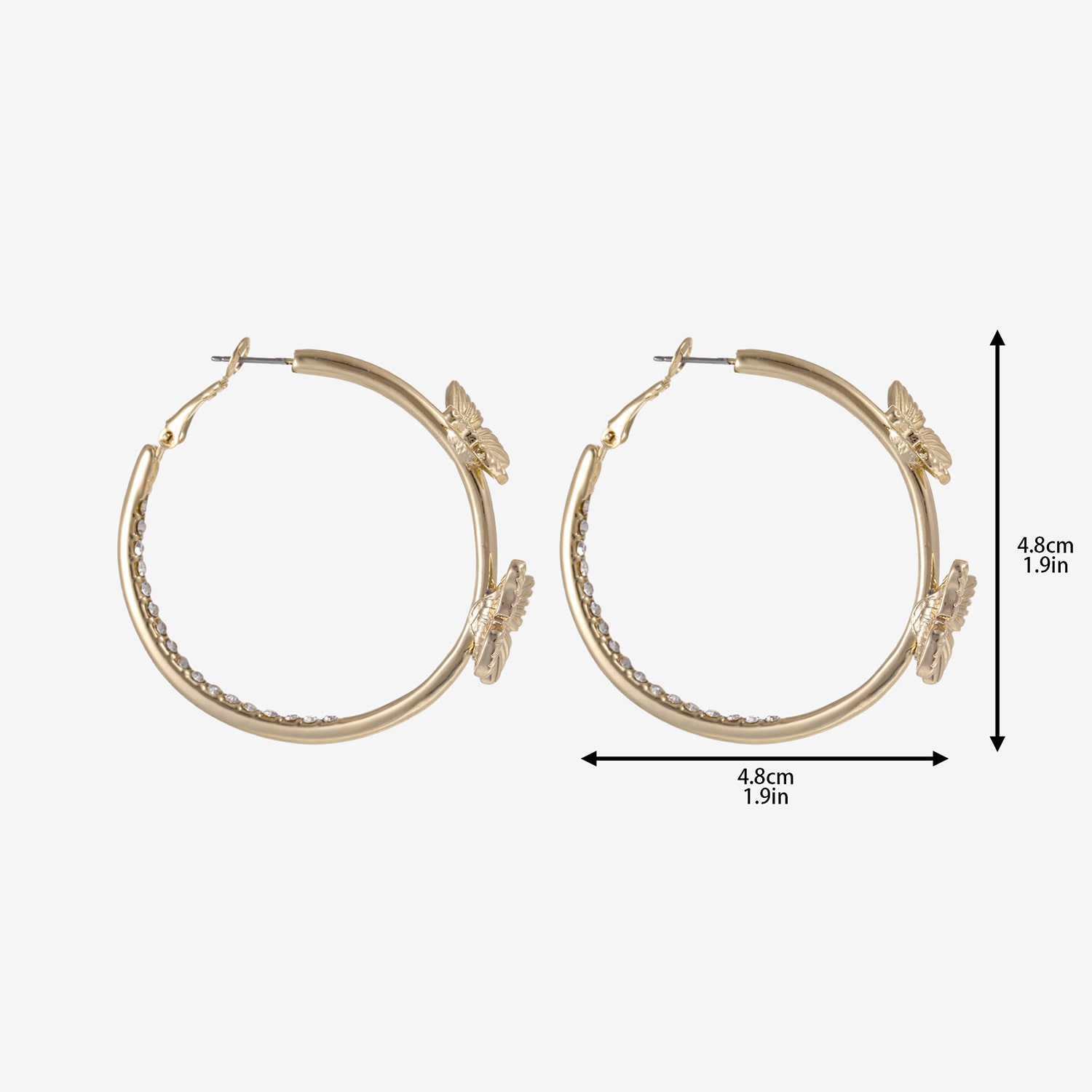 Forever 21 Womens 50mm Butterfly Single Earring