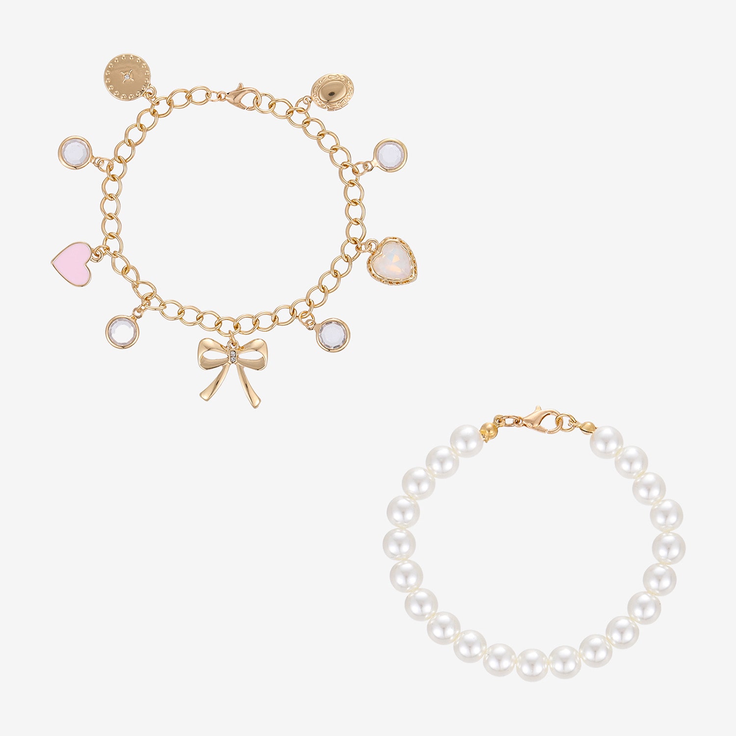 Forever 21 Womens 2-pc. Bracelet Set