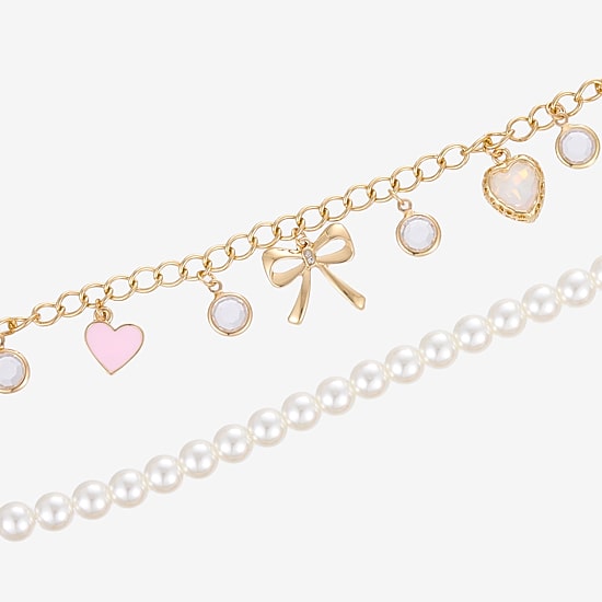 Forever 21 Womens 2-pc. Bracelet Set
