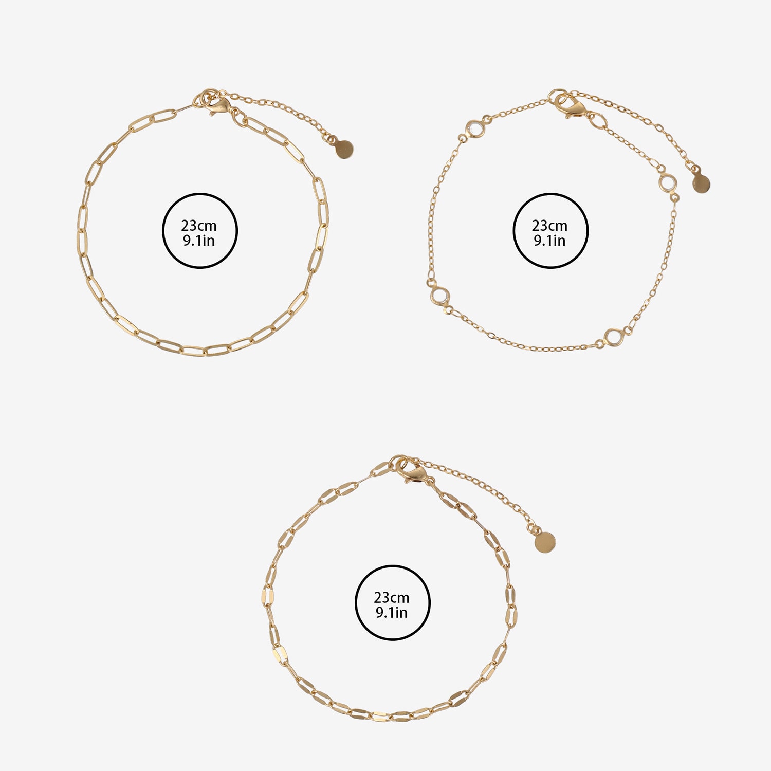 Forever 21 Timeless Womens 3-pc. Bracelet Set