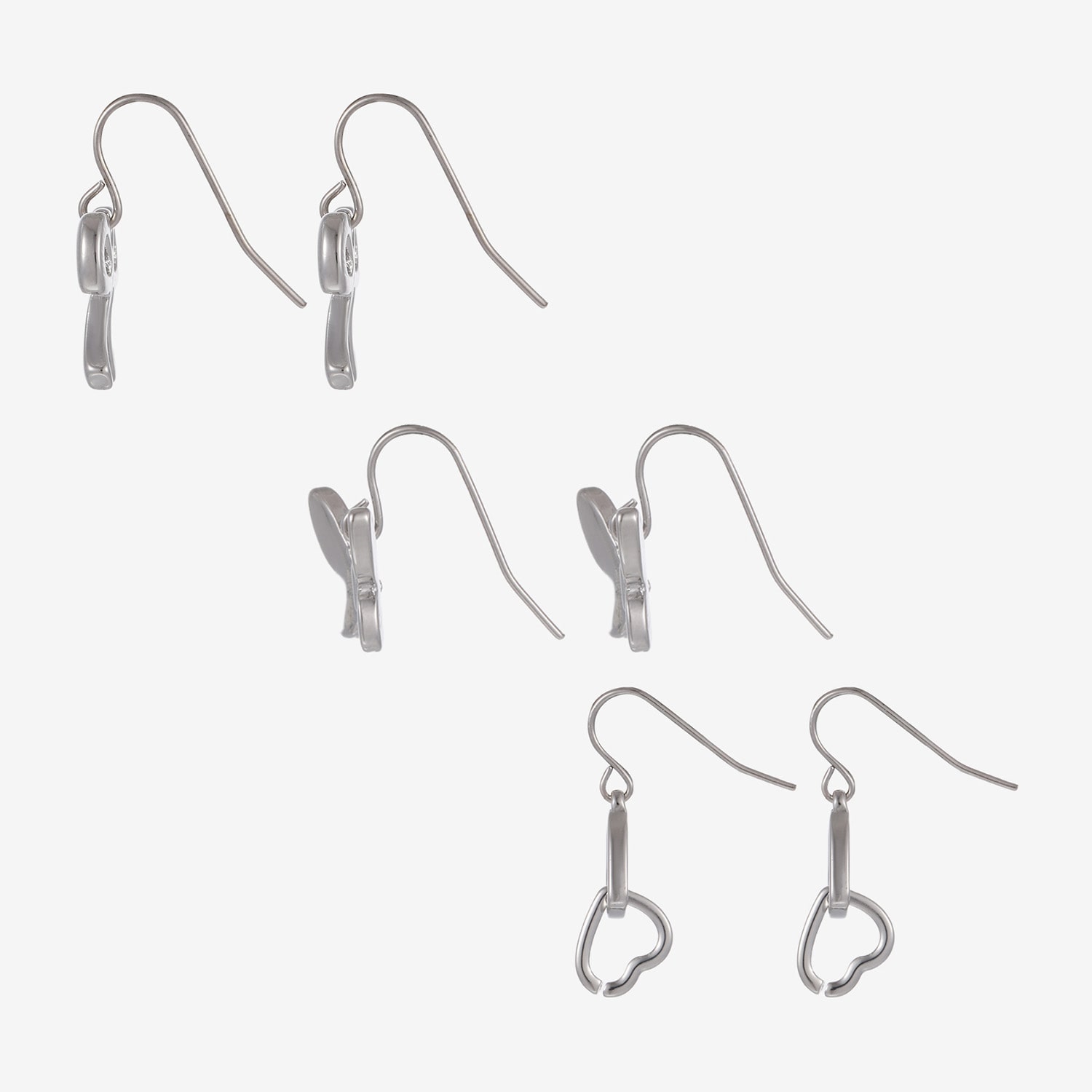 Forever 21 Womens 3 Pair Earring Set