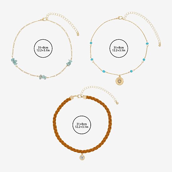 Forever 21 Womens 3-pc. Necklace Set