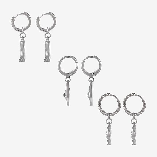 Forever 21 Womens 3 Pair Earring Set