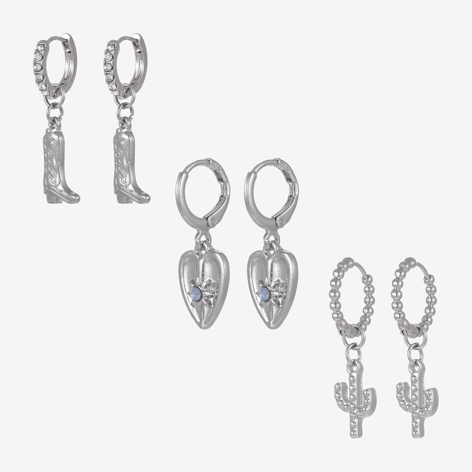 Forever 21 Womens Pair Earring Set