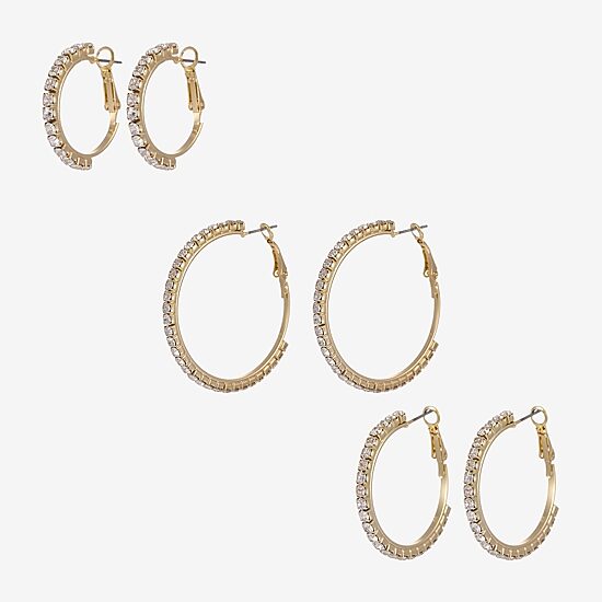 Forever 21 Womens Round 3 Pair Earring Set