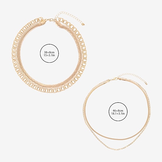 Forever 21 Womens 2-pc. Necklace Set
