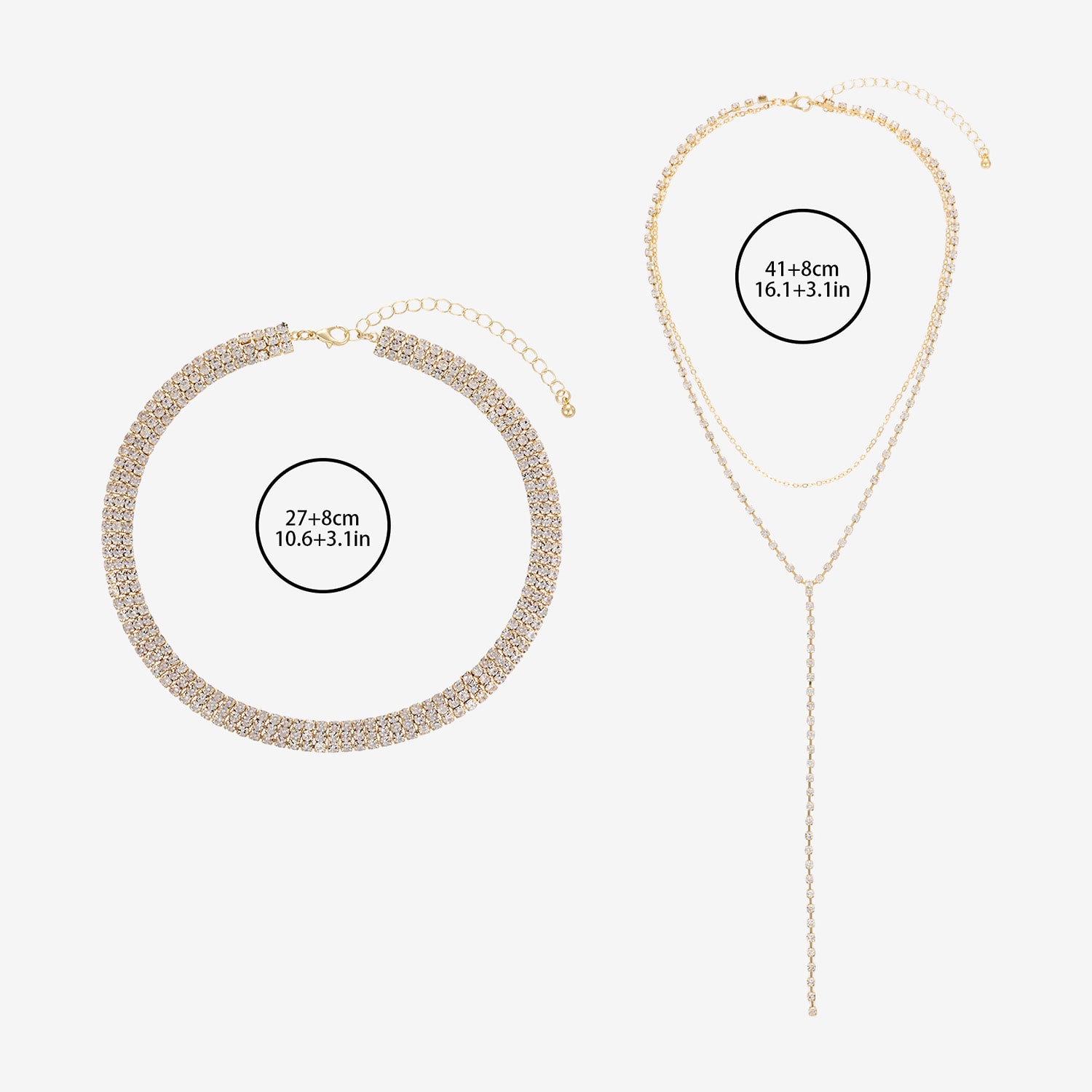 Forever 21 Womens 2-pc. Necklace Set