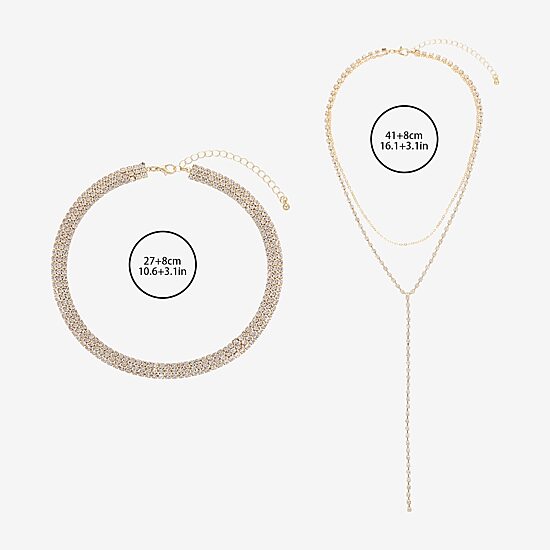 Forever 21 Womens 2-pc. Necklace Set