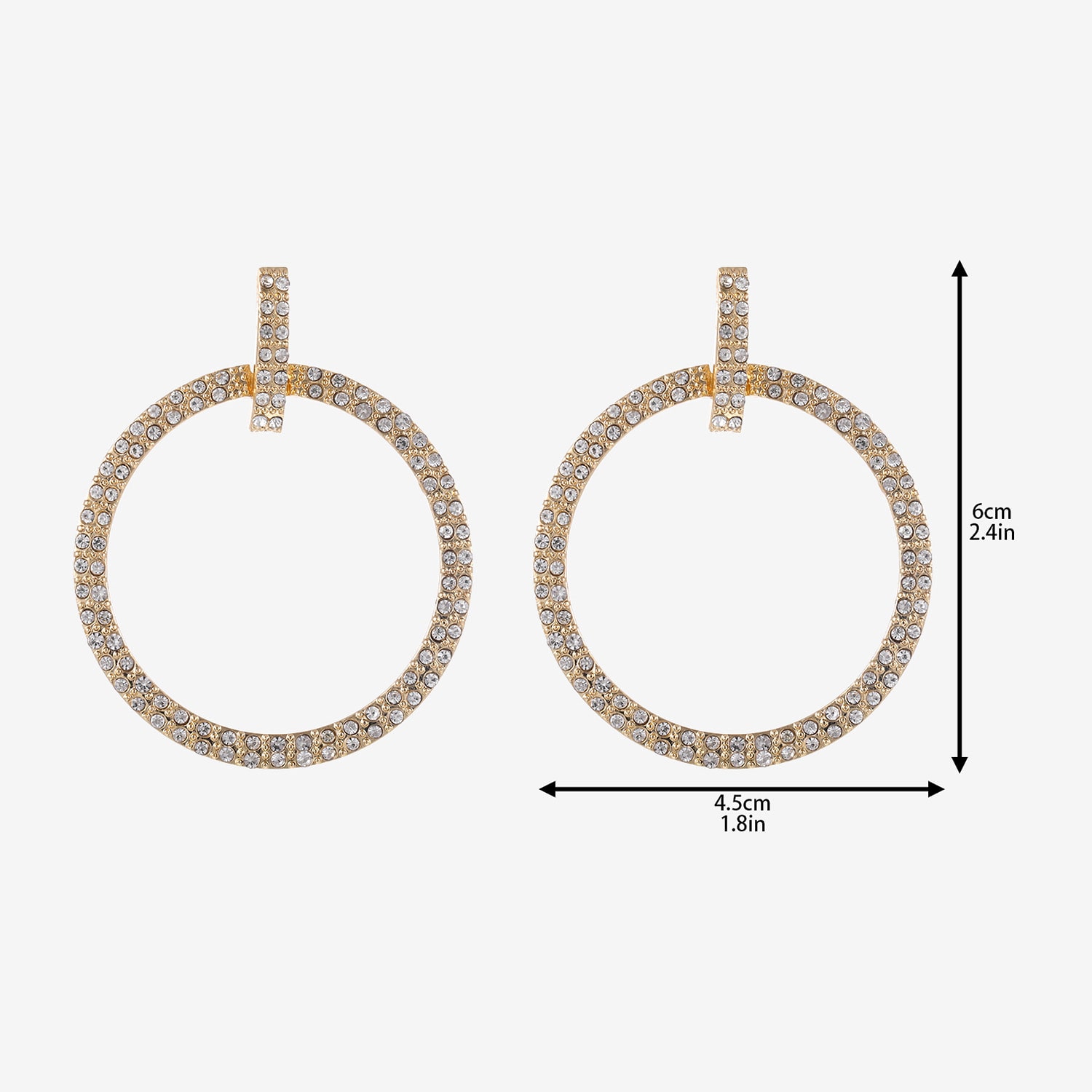 Forever 21 Womens 50.5mm Round Single Earring