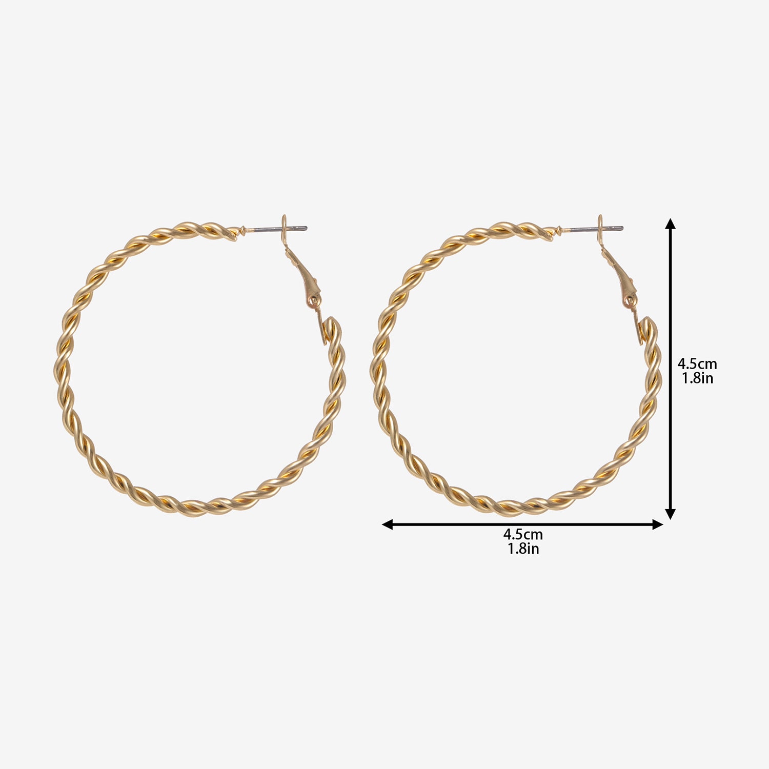 Forever 21 Womens 60mm Round Single Earring