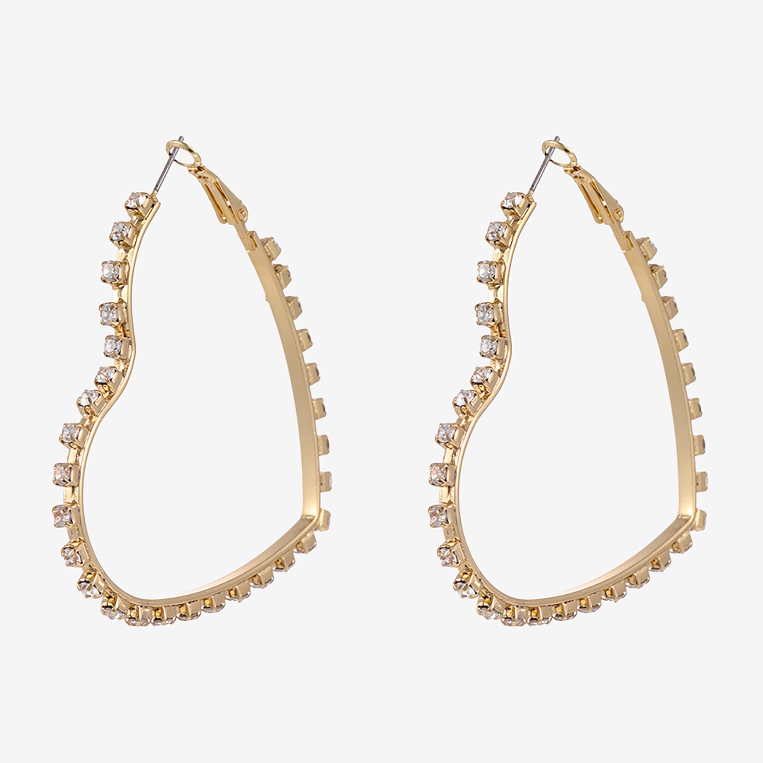 Forever 21 Womens 60mm Heart Single Earring