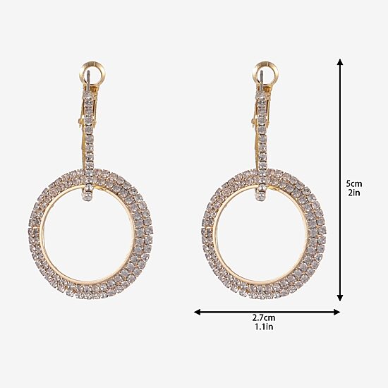 Forever 21 Womens 50mm Round Single Earring