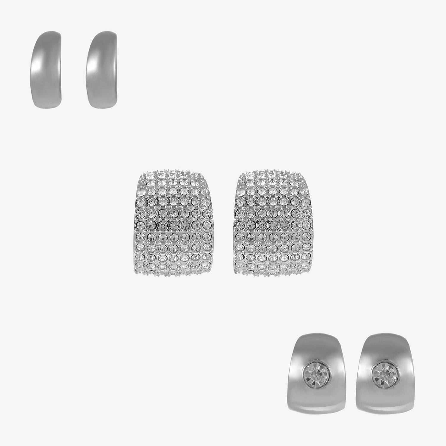 Forever 21 Womens 3 Pair Earring Set