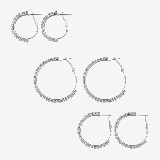 Forever 21 Womens Round 3 Pair Earring Set