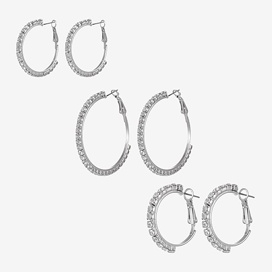 Forever 21 Womens Round 3 Pair Earring Set