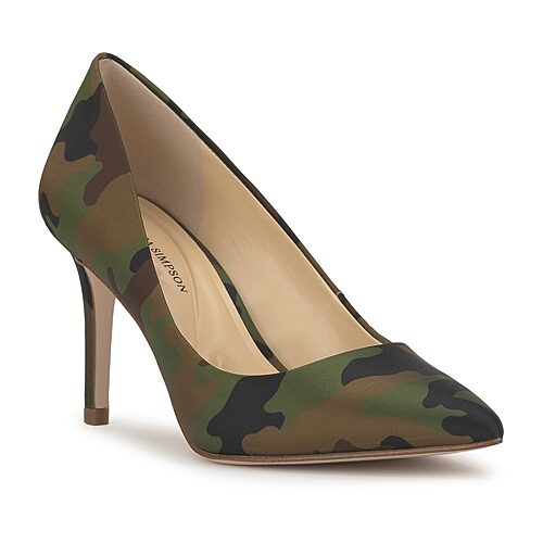 Js Jessica Simpson Apelhan Womens Pointed Closed Toe Stiletto Heel Pumps In Green