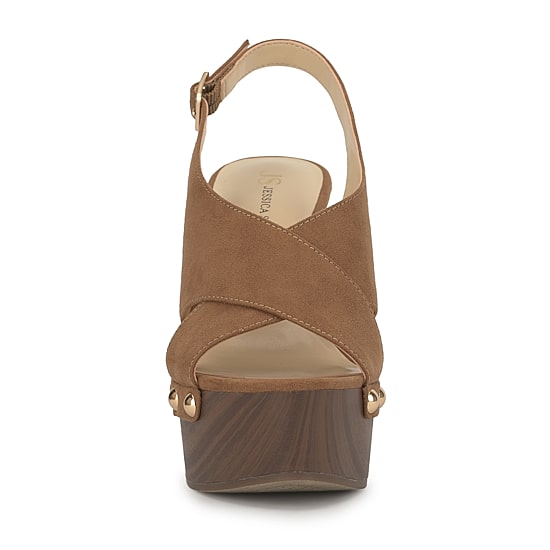 JS Jessica Simpson Womens Soylena Wedge Sandals