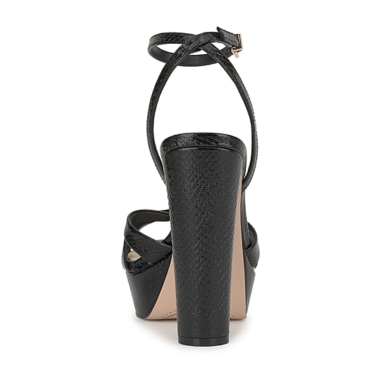 JS Jessica Simpson Izhana Womens Round Open Toe Chunky Heel Pumps