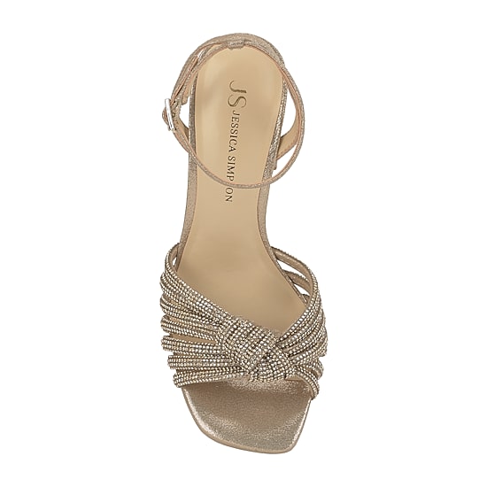 JS Jessica Simpson Sennsol Womens Round Open Toe Block Heel Pumps