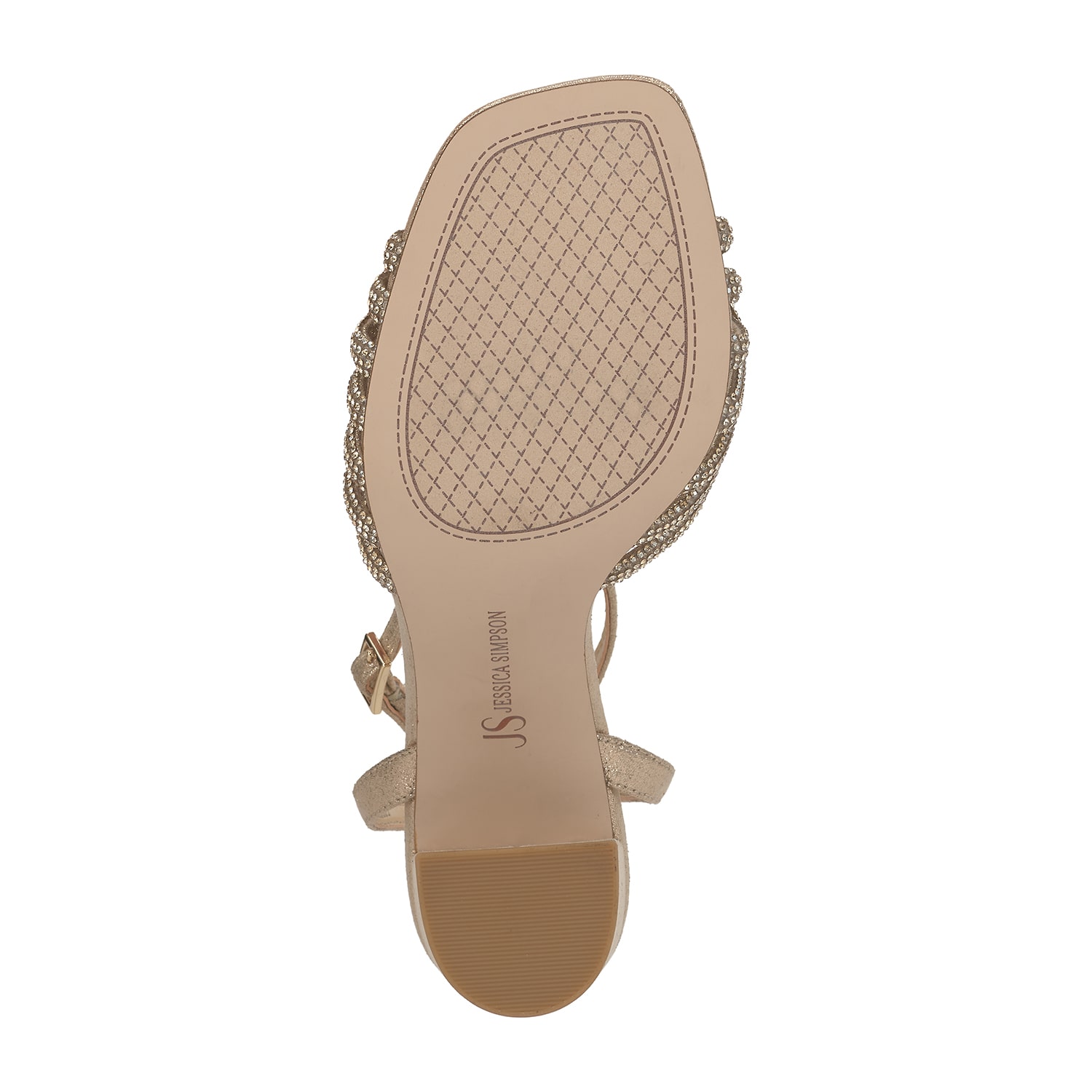 JS Jessica Simpson Sennsol Womens Round Open Toe Block Heel Pumps