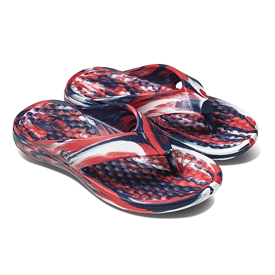joybees® Unisex Adult Americana Collection Flip-Flops