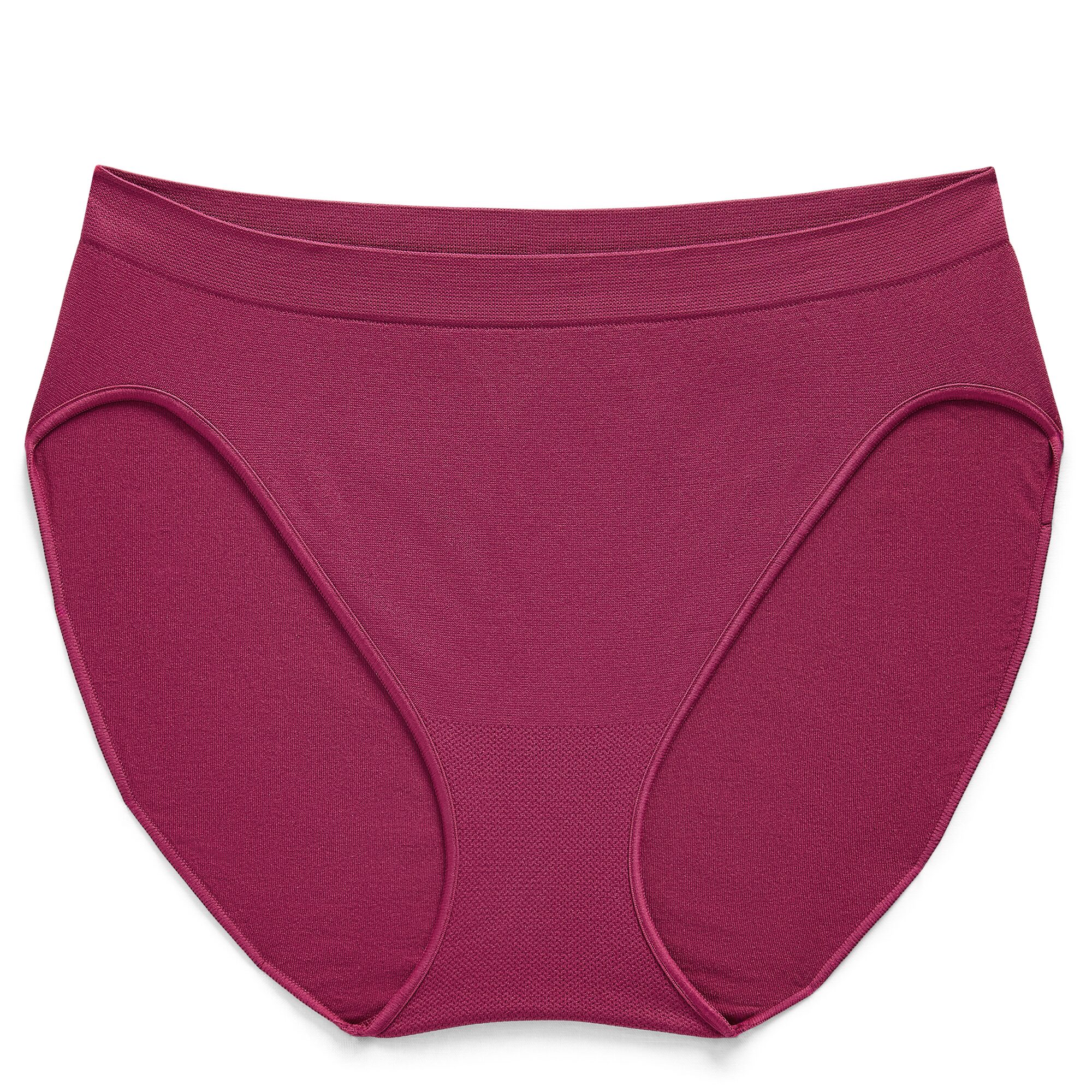 Ambrielle Womens Seamless High Cut Panty