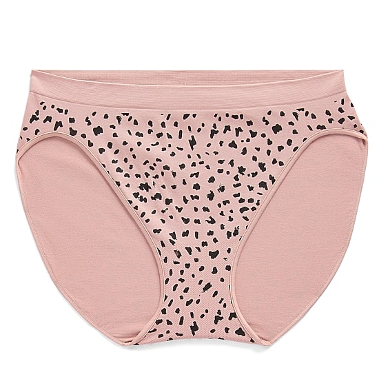 Ambrielle Womens Seamless High Cut Panty