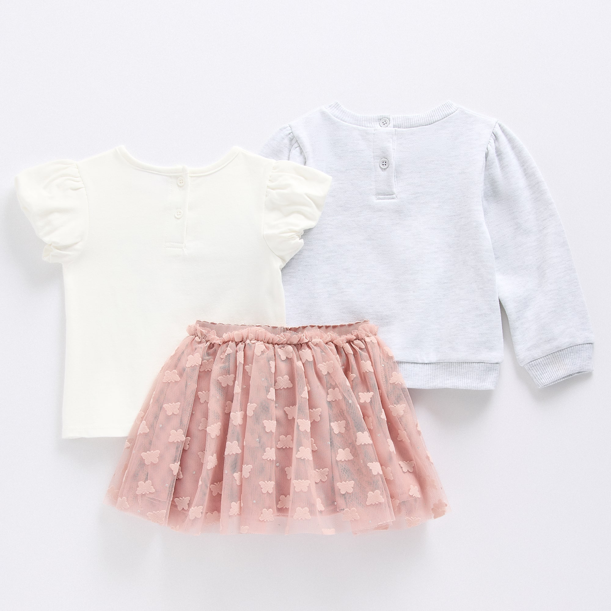 Little Lass Baby Girls Skirt Set