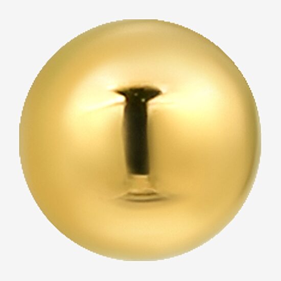 Gold Addiction Womens 10K Gold 7mm Ball Single Earring