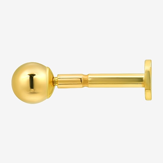 Gold Addiction Womens 10K Gold 7mm Ball Single Earring
