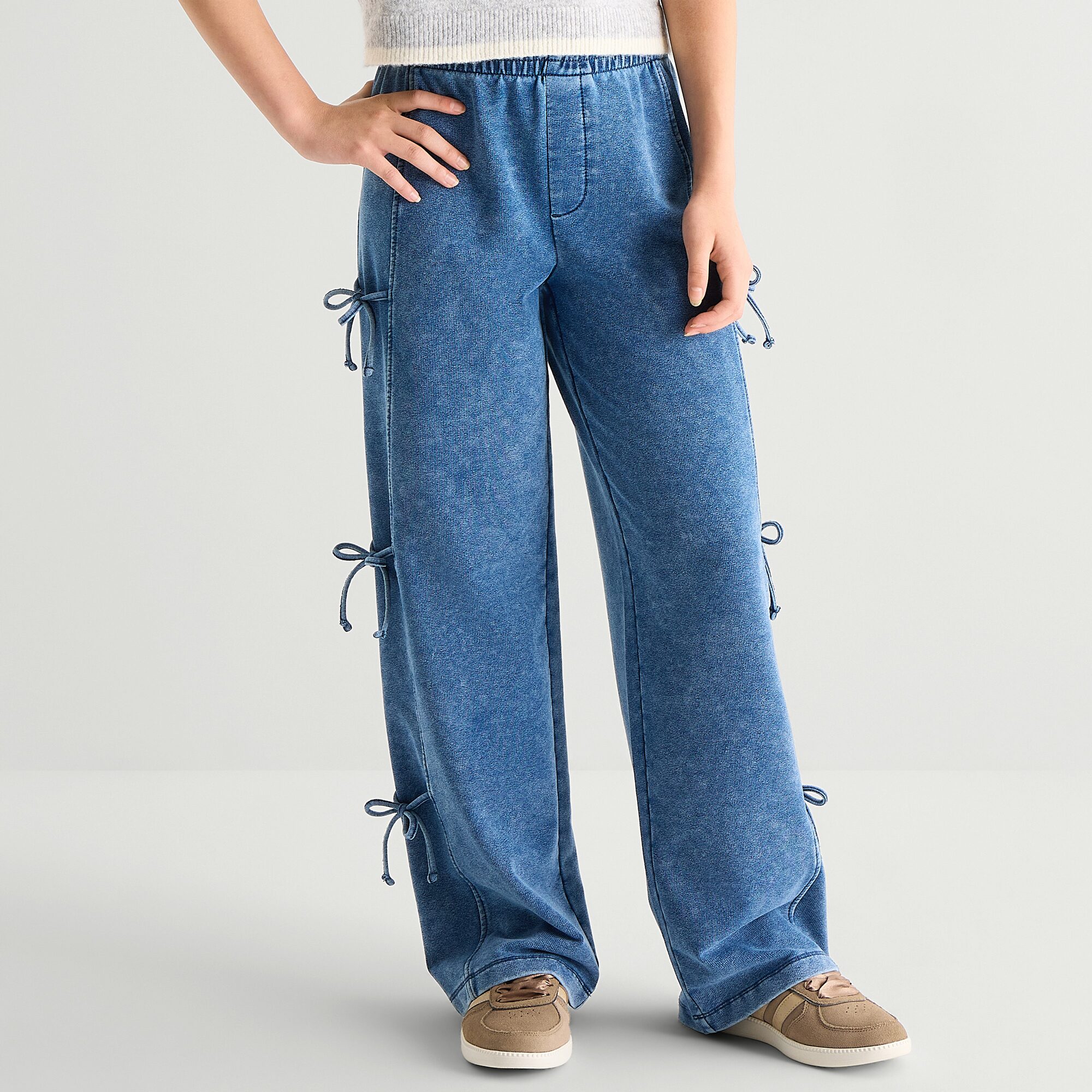 Vanilla Star Big Kid Girls Wide Leg Jean