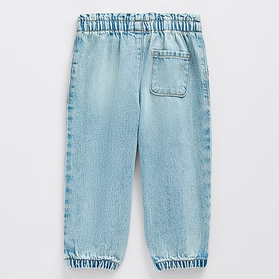Okie Dokie Baby Girls Adjustable Waist Jogger Denim Jean