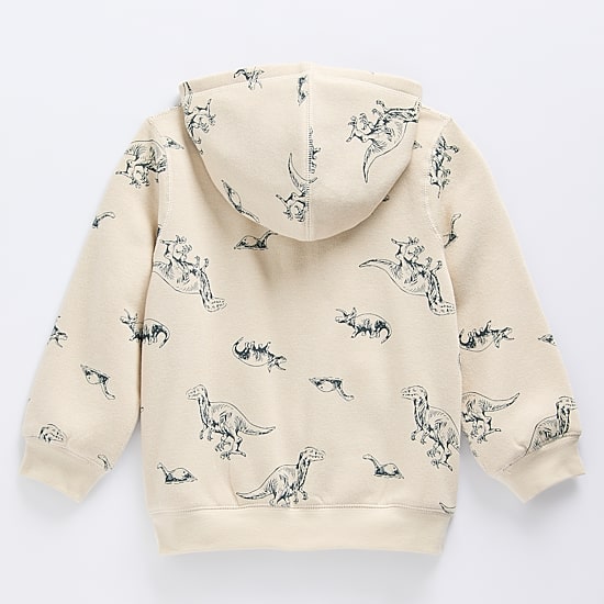 Okie Dokie Toddler Boys Fleece Adaptive Easy-on + Easy-off Hidden Access Opening Jacket