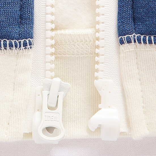 Okie Dokie Toddler Boys Fleece Adaptive Easy-on + Easy-off Hidden Access Opening Jacket
