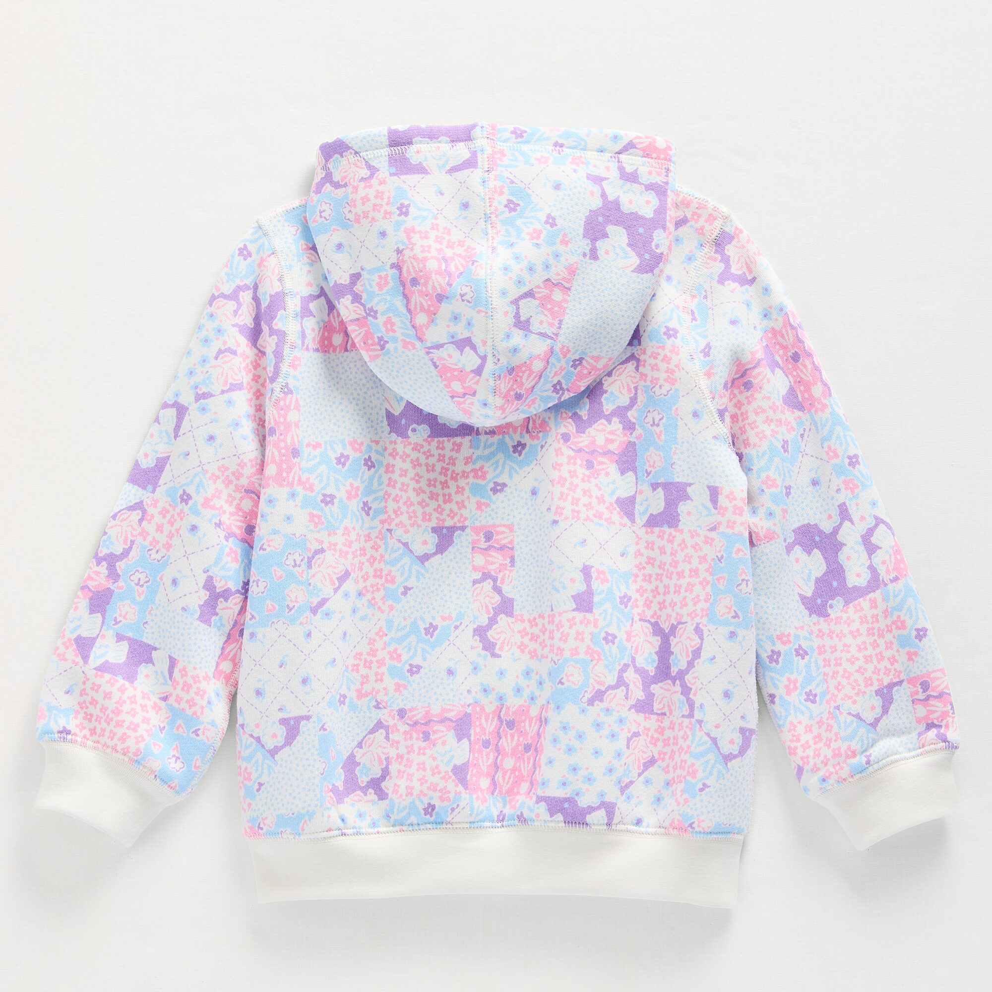 Okie Dokie Toddler Girls Fleece Adaptive Easy-on + Easy-off Hidden Access Opening Jacket