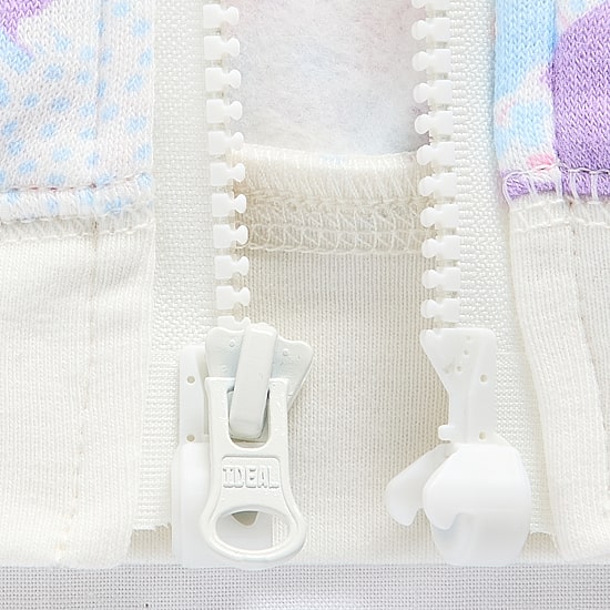 Okie Dokie Toddler Girls Fleece Adaptive Easy-on + Easy-off Hidden Access Opening Jacket