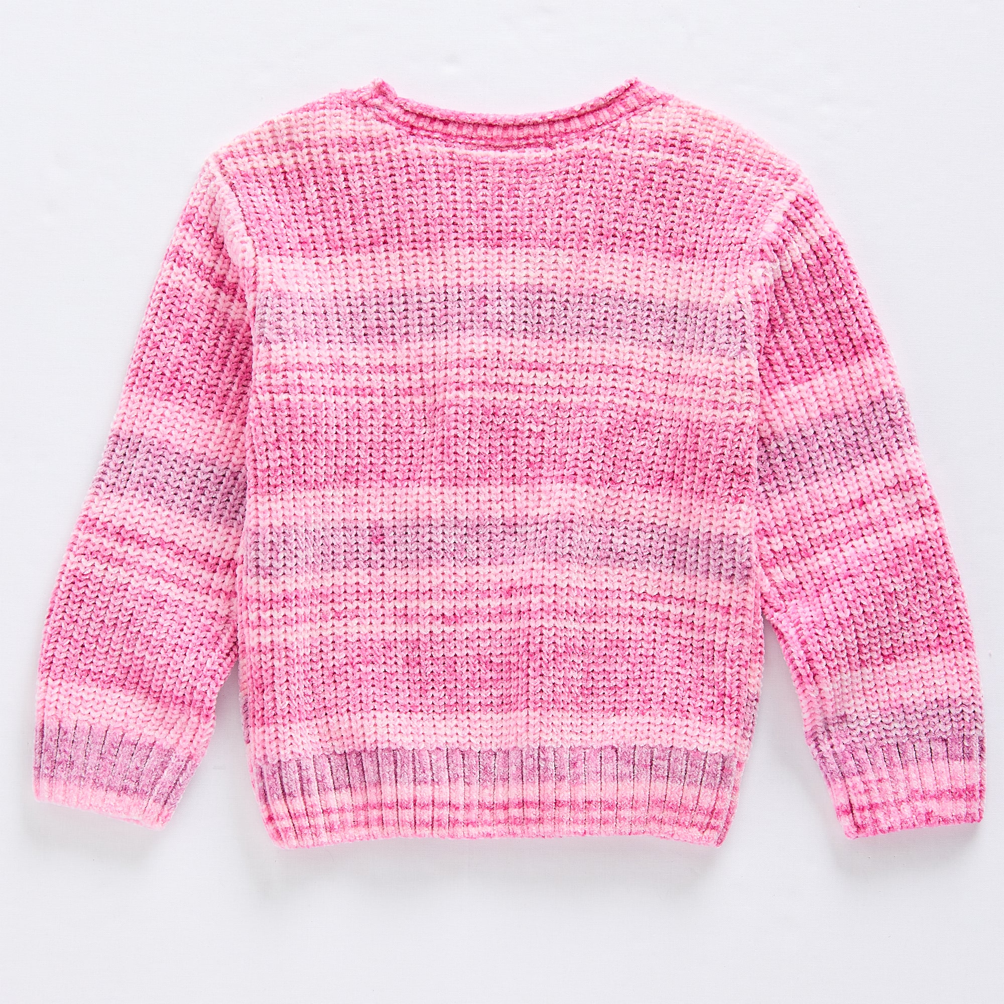 Okie Dokie Toddler & Little Girls Round Neck Long Sleeve Pullover Sweater