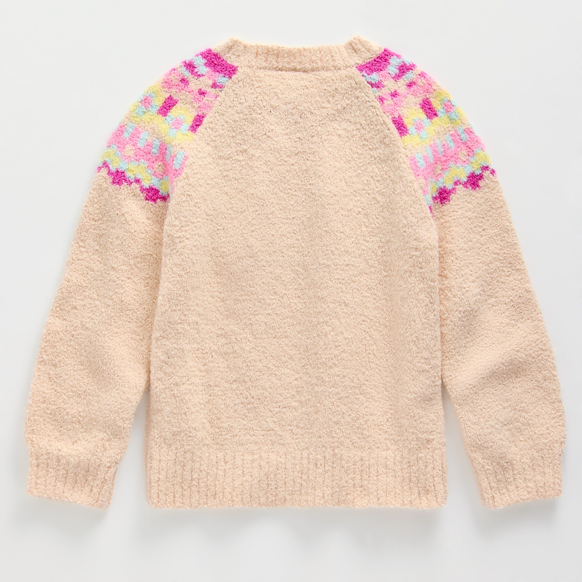 Okie Dokie Toddler & Little Girls Round Neck Long Sleeve Pullover Sweater