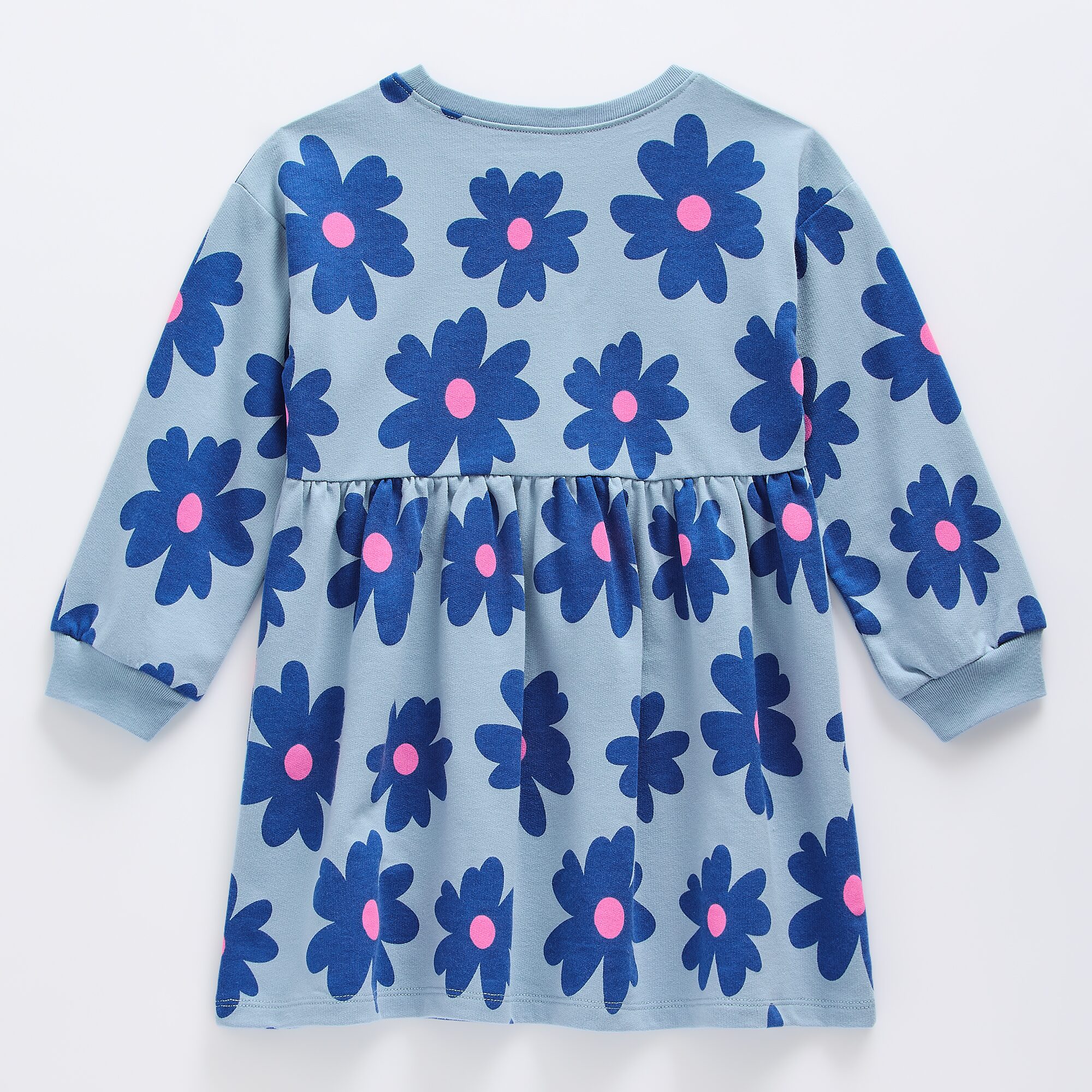 Okie Dokie Toddler & Little Girls Fitted Long Sleeve Sweatshirt Dress