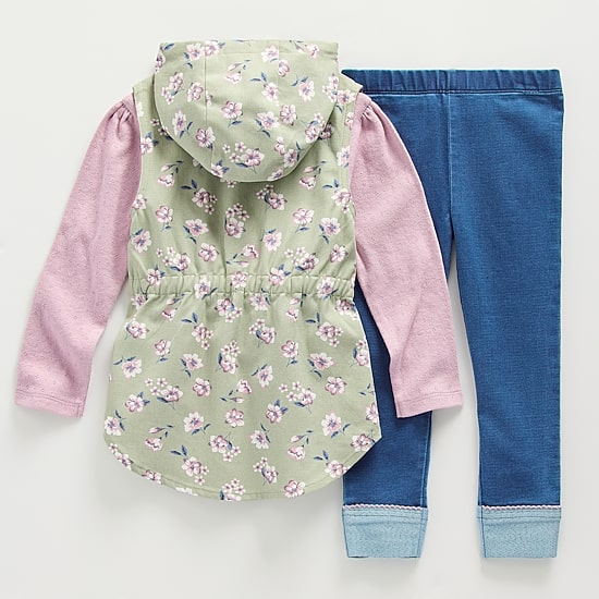 Little Lass Toddler Girls 3-pc. Pant Set
