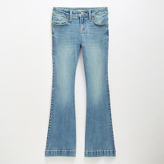 Thereabouts Little & Big Kid Girls Adjustable Waist Flare Leg Jean