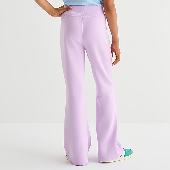 Xersion Little & Big Kid Girls Mid Rise Straight Regular Fit Pull-On Pant