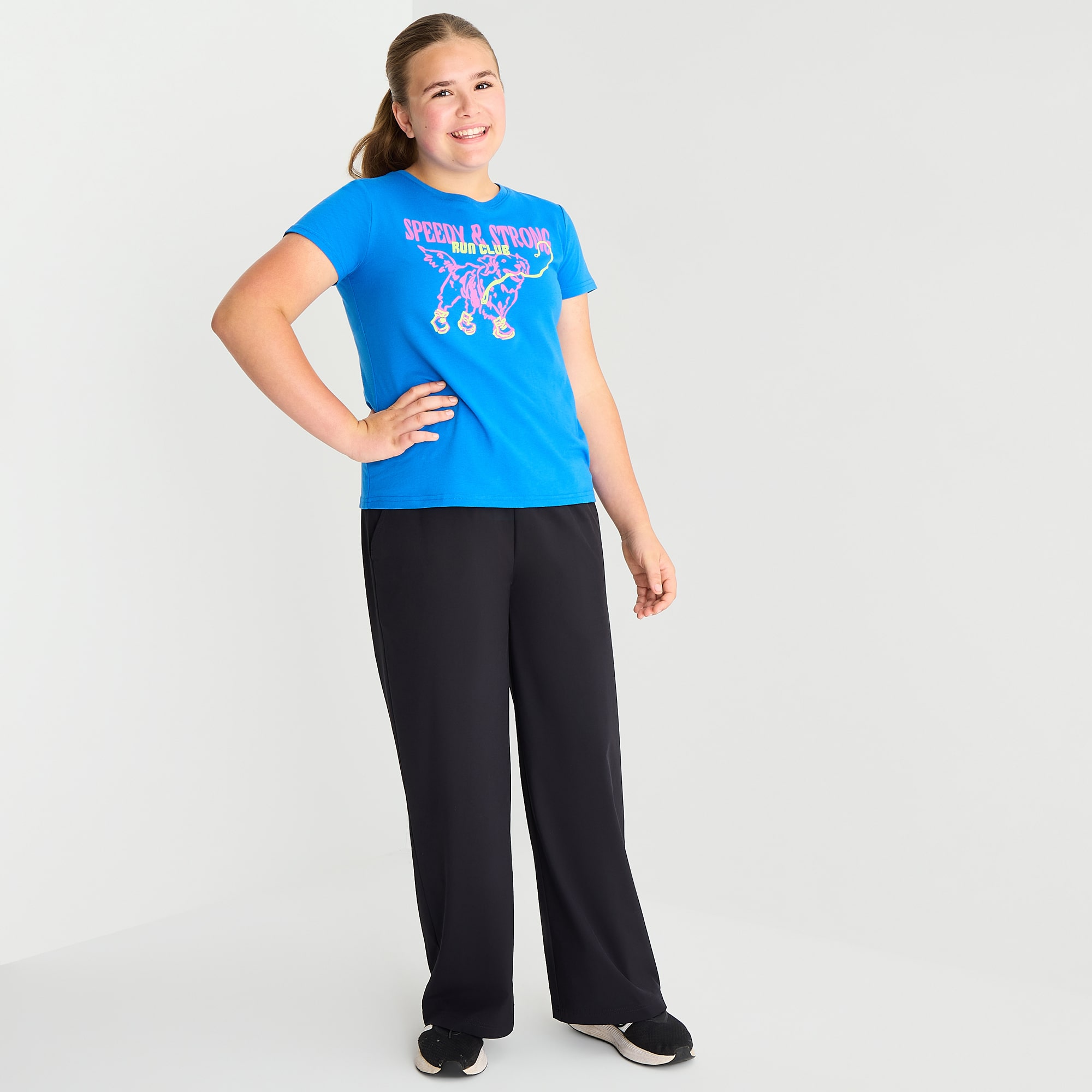Xersion Little & Big Kid Girls Mid Rise Regular Fit Pull-On Pant
