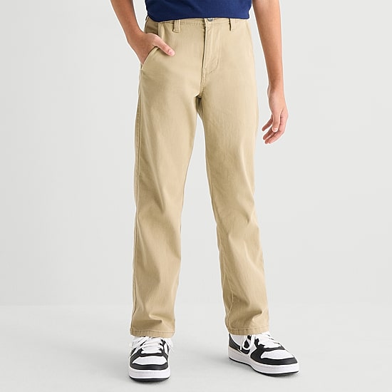 Thereabouts Little & Big Kid Boys Straight Regular Fit Flat Front Pant
