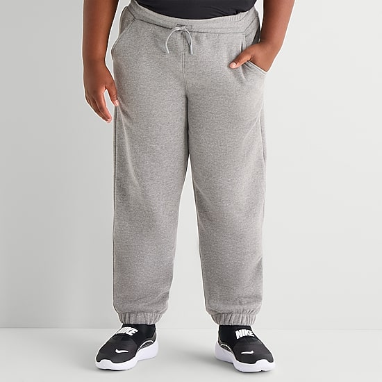 Xersion Little & Big Kid Boys Mid Rise Regular Fit Fleece Jogger Pant
