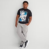 Xersion Little & Big Kid Boys Mid Rise Regular Fit Fleece Jogger Pant