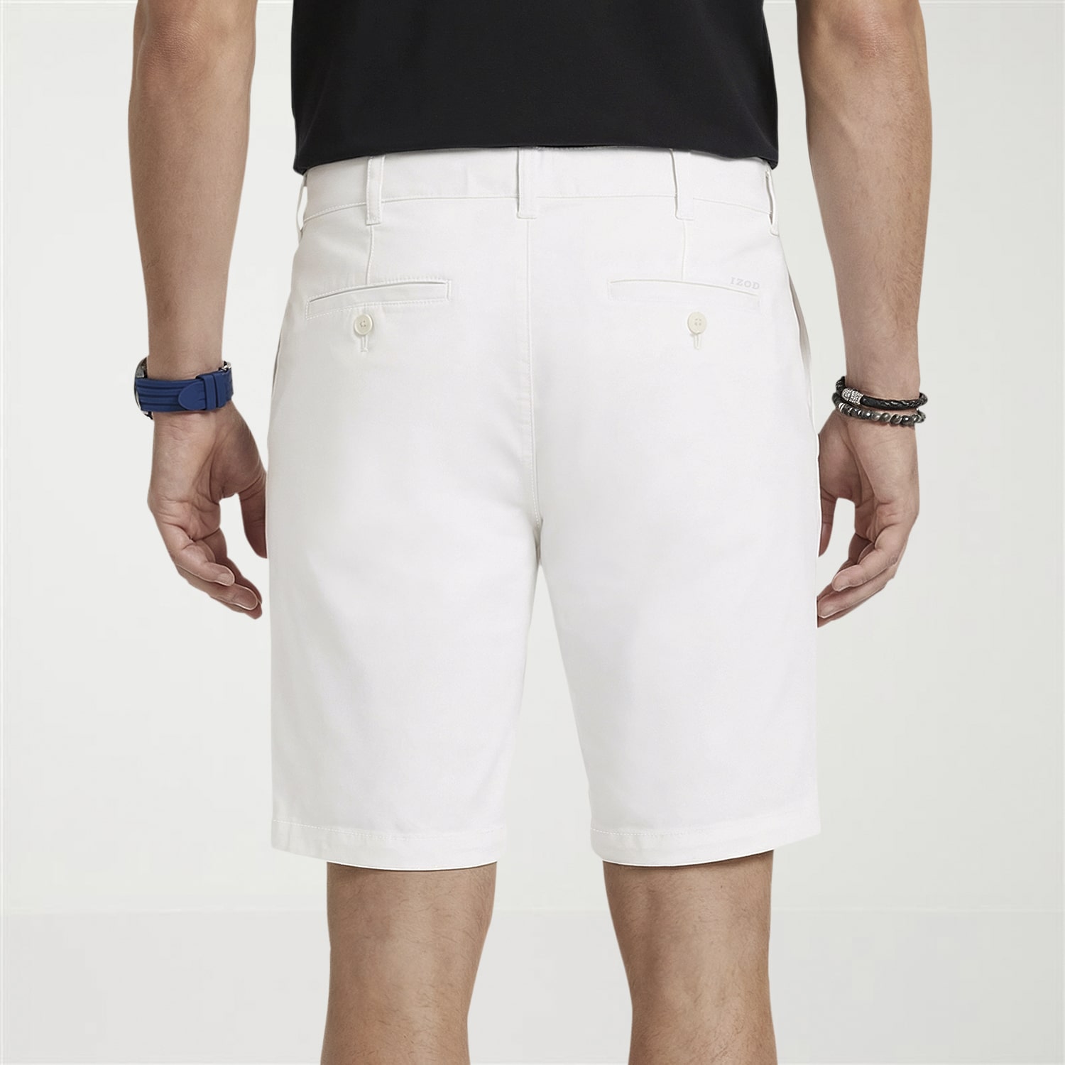 IZOD Saltwater Mens 7" Stretch Fabric Chino Short