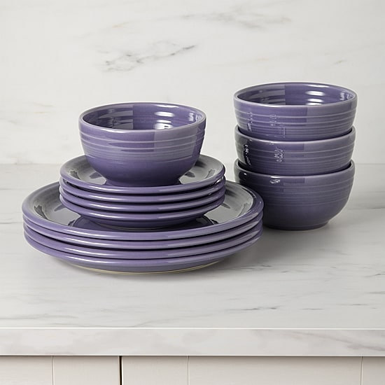Fiesta Bistro 12-pc. Ceramic Dinnerware Set